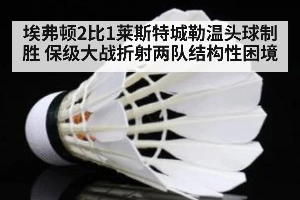 埃弗顿2比1莱斯特城勒温头球制胜 保级大战折射两队结构性困境